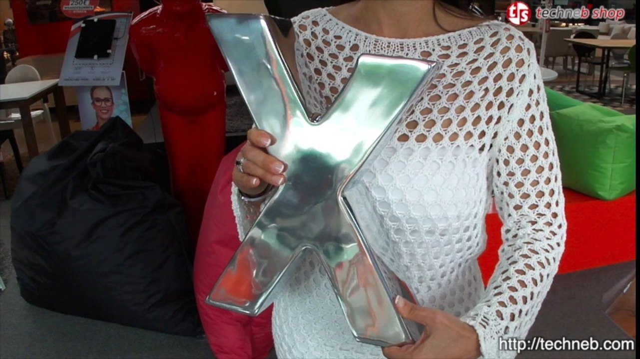 Vase original CROIX en aluminium (aluminium)
