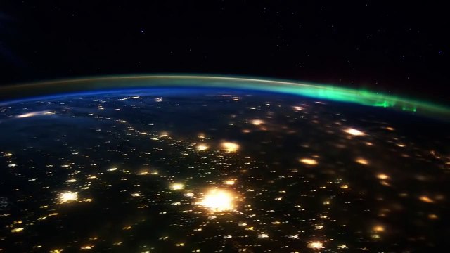 Потрясающая съемка Земли с МКС / A terrific shot of the Earth from the ISS