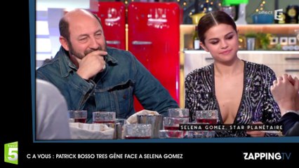 C à Vous : Patrick Bosso très mal à l'aise face à Selena Gomez (Vidéo)