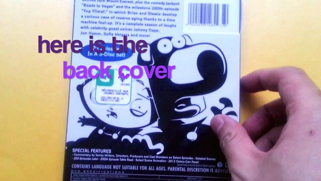Family Guy Volume 12 DVD unboxing