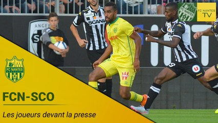 FCN-SCO : les joueurs devant la presse