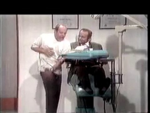 The famous Dentist Sketch with Tim Conway and Harvey Korean from the Carol Burnett Show. They are so funny! ♡
