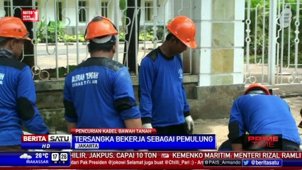 Polisi Tetapkan 6 Tersangka Pencurian Kabel Bawah Tanah