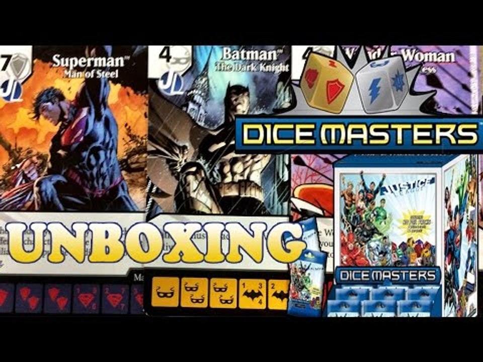 Unboxing: DC Comics Justice League Dice Masters