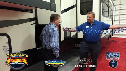 Heartland Elkridge Luxury 5th Wheel RV Review at MHSRV.com Worlds RV Show 2014 2015