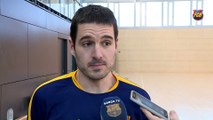 Declaraciones Oliver Roy previa Barça Lassa (handbol) - Fraikin BM Granollers [ESP]