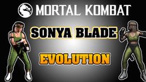 MORTAL KOMBAT - SONYA BLADE EVOLUTION [MK1 - MKX] ᴴᴰ