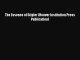 [PDF] The Essence of Stigler (Hoover Institution Press Publication) [Download] Full Ebook