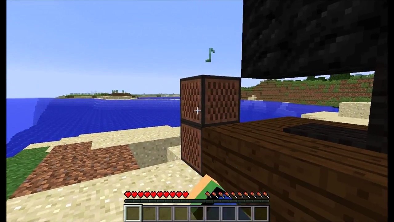 Minecraft: How to make a flat-screen TV | Decorative | Tutorial