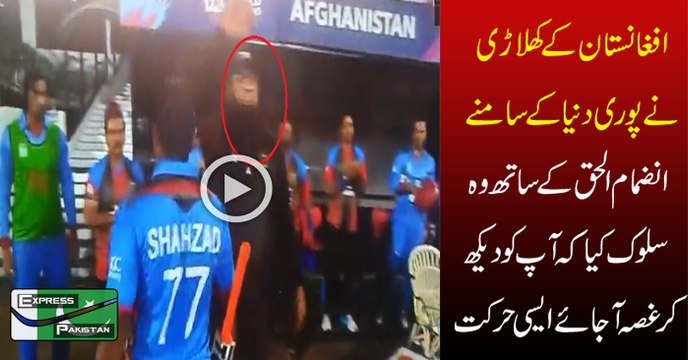 Inzamam-ul-Haq left embarrassed after Mohammad Shahzad ignored his high-five
