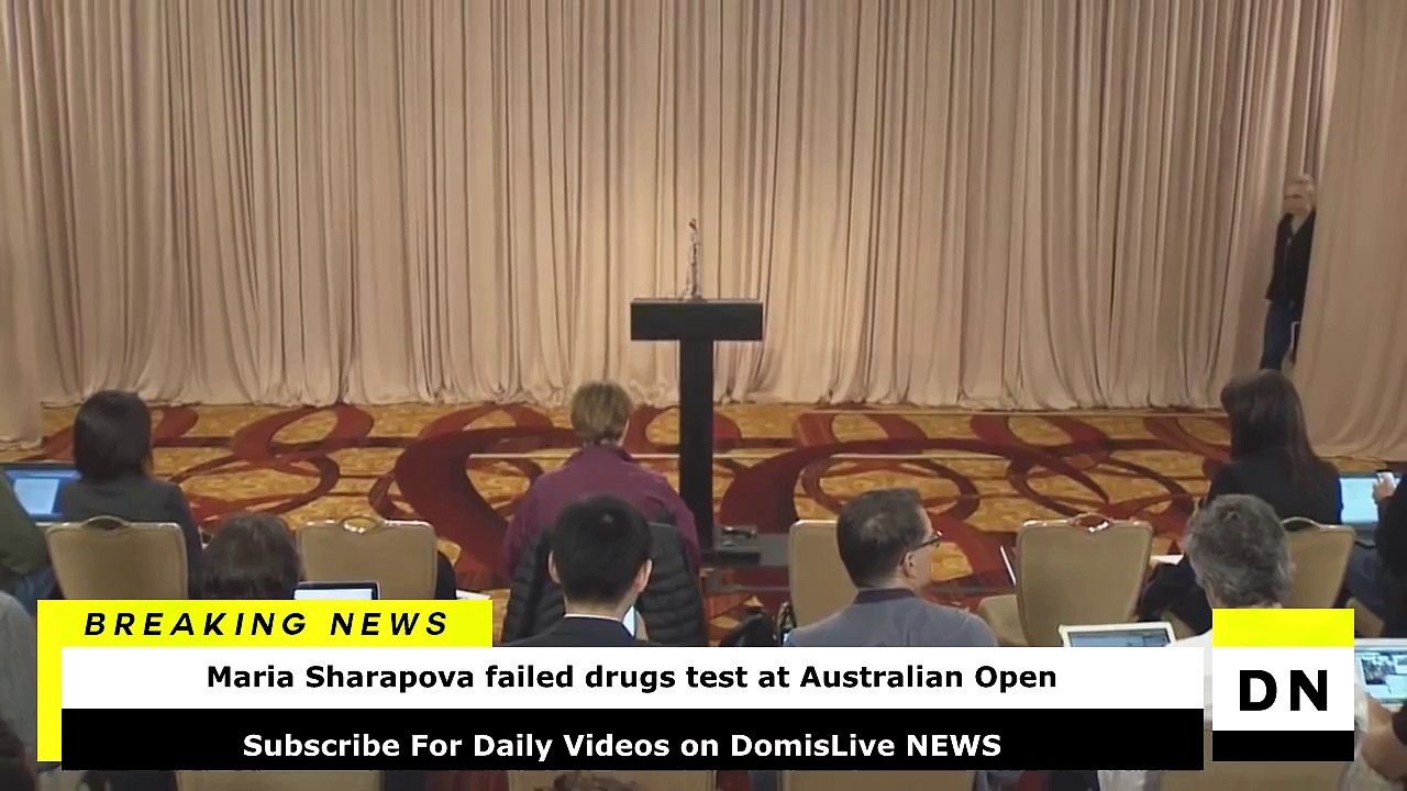 Maria Sharapova Failed Drug Test vs Serena Williams Australian Open Press Conference