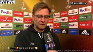 Liverpool 2 0 Manchester United Jurgen Klopp Post Match interview