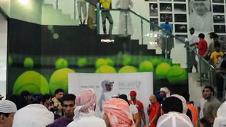 Чемпионат ОАЭ по армрестлингу.Награждение за 1-е место