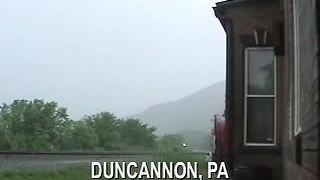 NS Intermodal  Train through Duncannon, PA