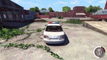 Beamng police car crash