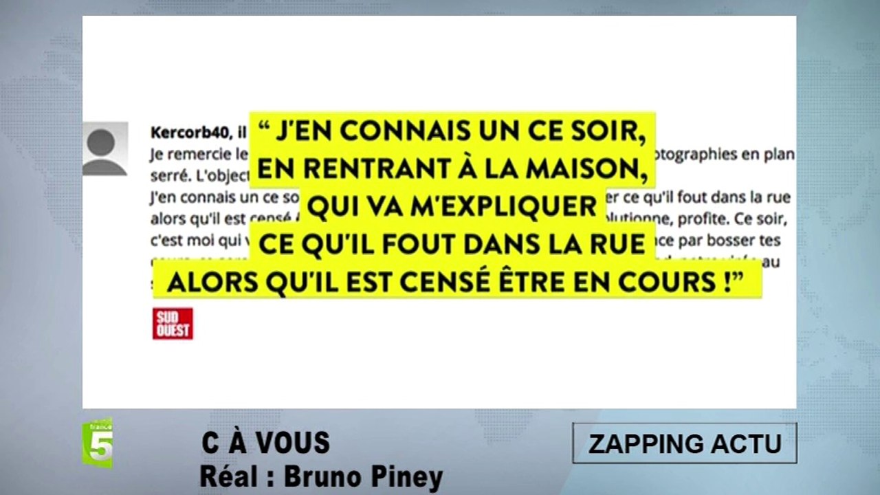 Il est censé être en cours, ses parents le gril...