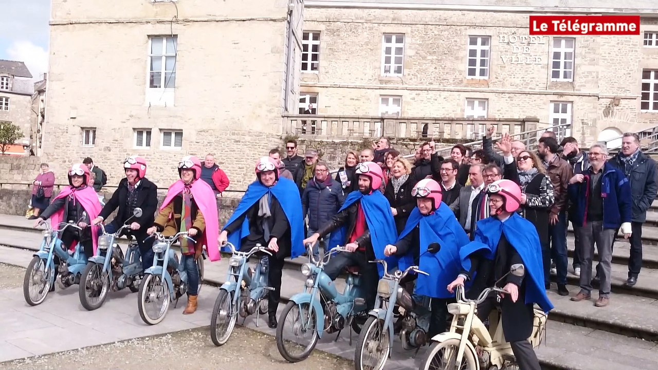 Dinan. Elus et entrepreneurs enfourchent les "Meules Bleues"