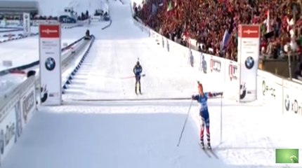 Marte Olsbu ( Norway ) Wins Women's Relay_ Worl Cup_ Holmenkollen 11_03_2016