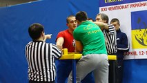 Чемпионат Украины по армрестлингу 2014г. финал 90кг левая рука(2)