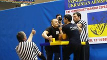 Чемпионат Украины по армрестлингу 2014г. финал 65кг левая рука