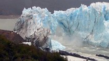 Argentine : l'effondrement spectaculaire d'un glacier