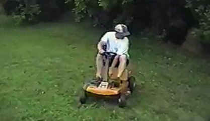 The Most Ridiculous Way To Set Your Lawnmower On Fire
