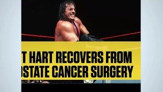 WWE Legend Bret Hart Recovering After Cancer Surgery