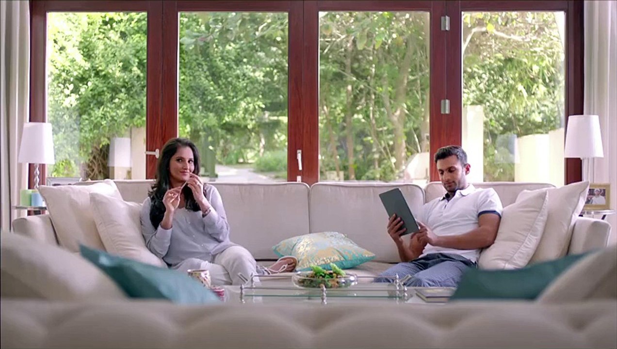 Shoaib Malik and Sania Mirza In Nestle Everyday Advertisement