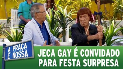 Jeca gay é convidado para festa surpresa