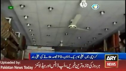 Report on Power Breakdown in Karachi - 11th March 2016