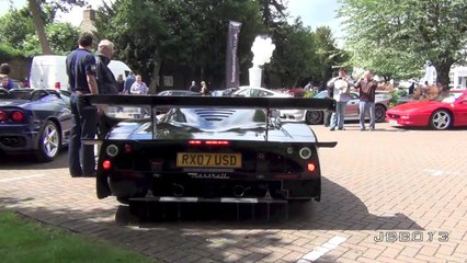 Road Legal Maserati MC12 Corsa LOUD Revs and Driving Scenes