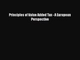 [PDF] Principles of Value Added Tax - A European Perspective [Download] Online