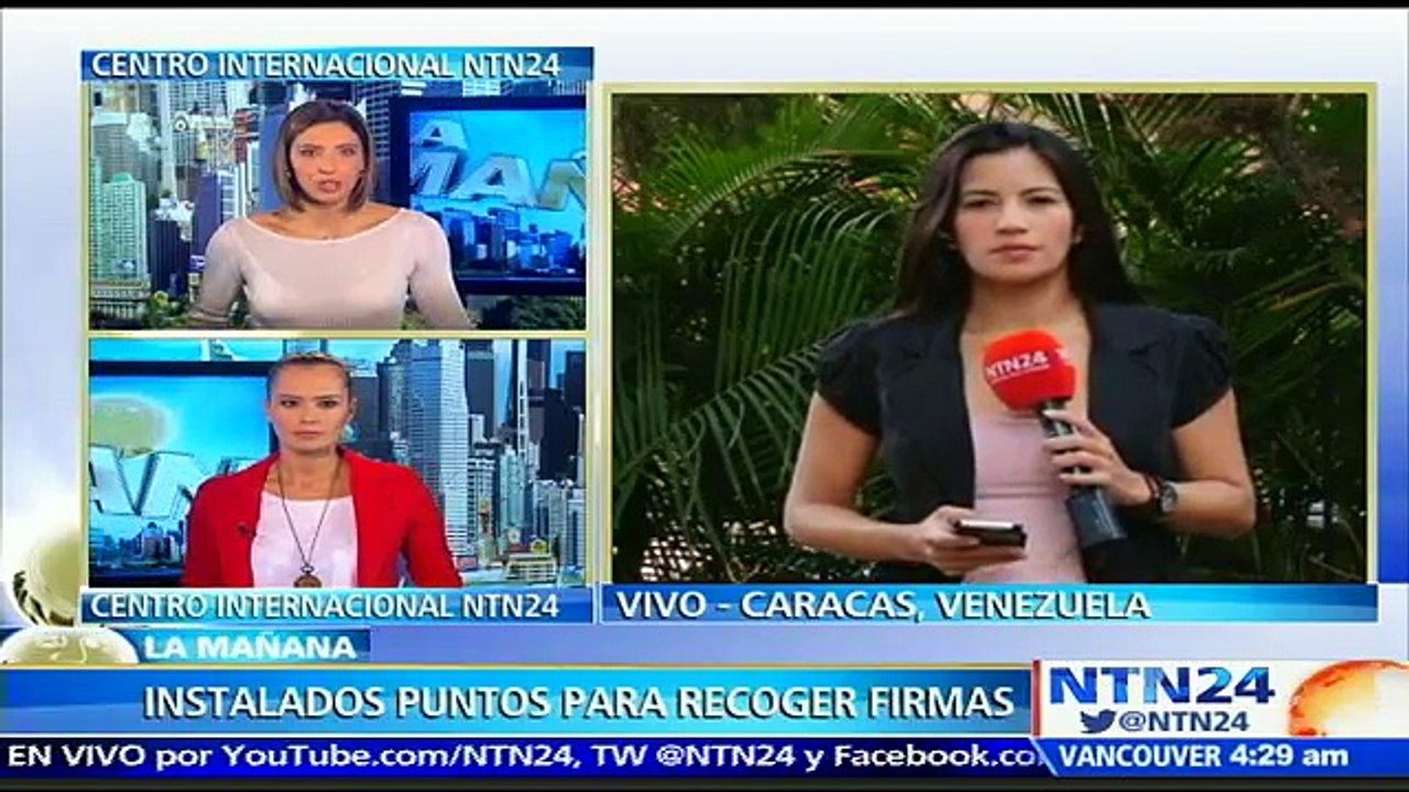 Oposición venezolana comienza recolección de firmas para convocar referendo revocatorio contra Nicolás Maduro