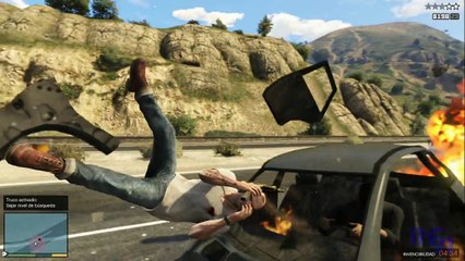 GTA V   Atropellos a cámara lenta   EPIC FAILS 6