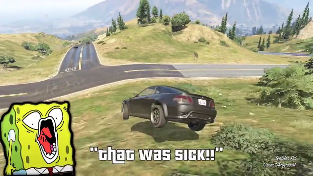 GTA V CRAZY JUMPS & STUNTS! (GTA 5 Funny Moments)