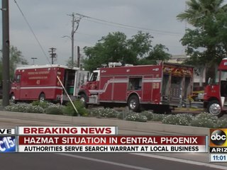 Hazmat search warrant in Phoenix