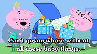 Learn english through cartoon | Peppa Pig with subtitles | Episode 59: Baby Alexander subt