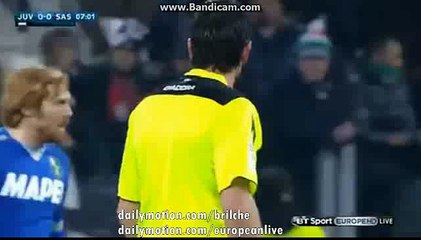 Leonardo Bonucci Incredible Miss - Juventus vs Sassuolo 11.03.2016 HD