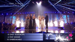 Emmelie de Forest Only Teardrops Reprise Finalen (Vinder til Malmø) Dansk Melodi Grand Pri