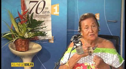 Hilda Chalmont-Handerson - Parlons des 70 ans de l'Assemblée - 10 03 2016