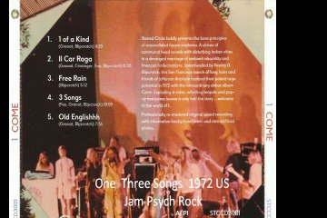 One "Three Songs" 1972 US Jam Psych Rock