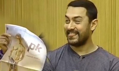 Amazing Reply of Amir Khan on PK Movie's nu-de Poster