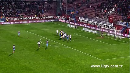 Trabzonspor 1-0 Mersin Süper Lig Highlights HD 11-03-2016