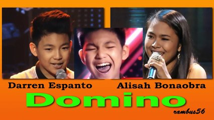 Darren Espanto The Voice Kids PH Alisah Bonaobra The Voice PH 2014 covers Domino