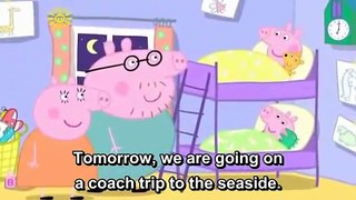 Learn English Through Cartoon | Peppa Pig with English Subtitles | Episode 34: Sun, Sea, a