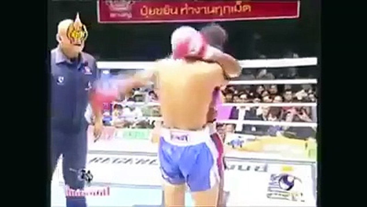 Holy hellbow! Muay Thai KO!!