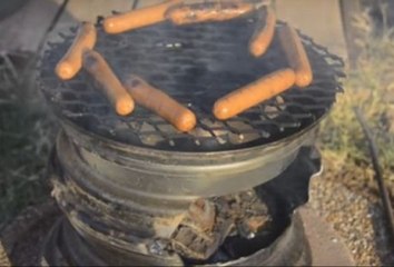 Kako da napravite rostilj od starih felni sa automobilskih tockova!