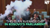 Kosovo's Parliament Members Keep Releasing Tear Gas While In Session