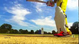 Kevin Pietersen and Chris Gayle Spartan to smash a drone out of the sky