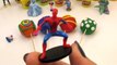 play doh Lollipop Spiderman Surprise eggs Shopkins Hello Kitty Cars 2